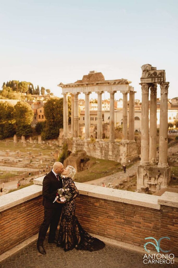 Hans Caroline Wedding Rome