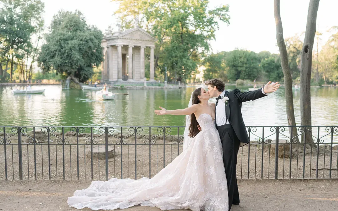 A touch of Roman magic: Kelly and Jordan’s elopement