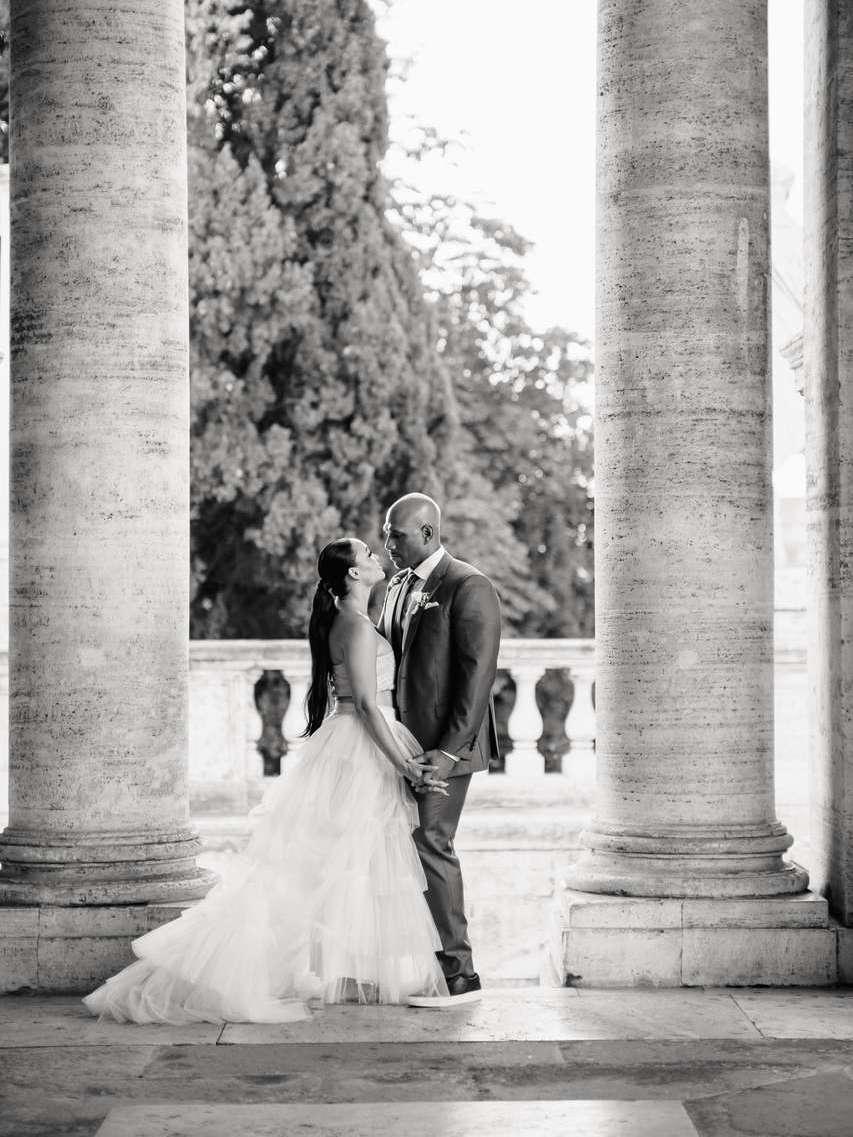 Germaine & leonard wedding rome